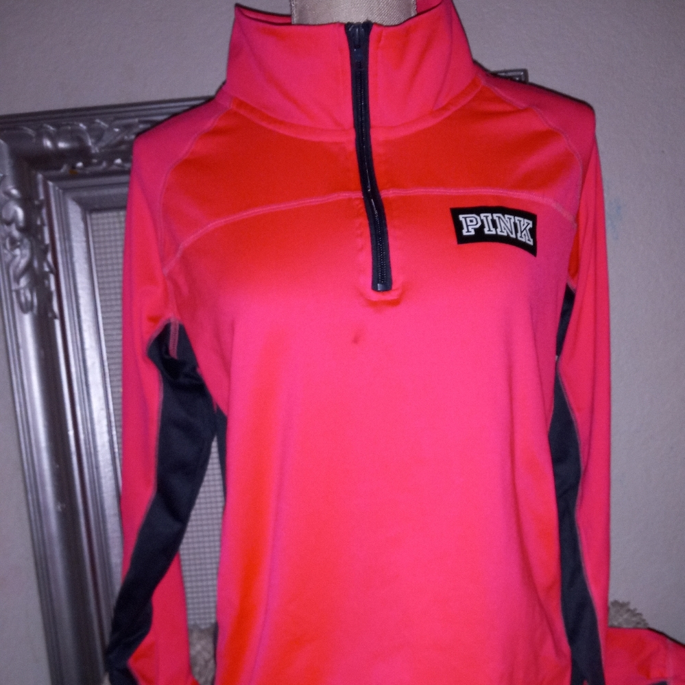 Vs Pink quarter zip sweater - Picture 1 of 6